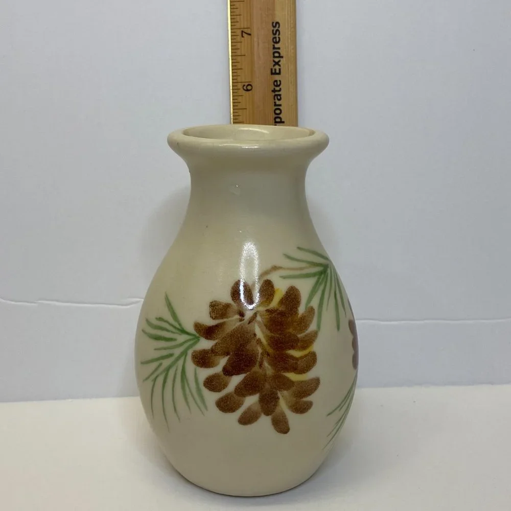Vintage.‎ Hand-Painted Emerson Creek Pottery Bud vase.